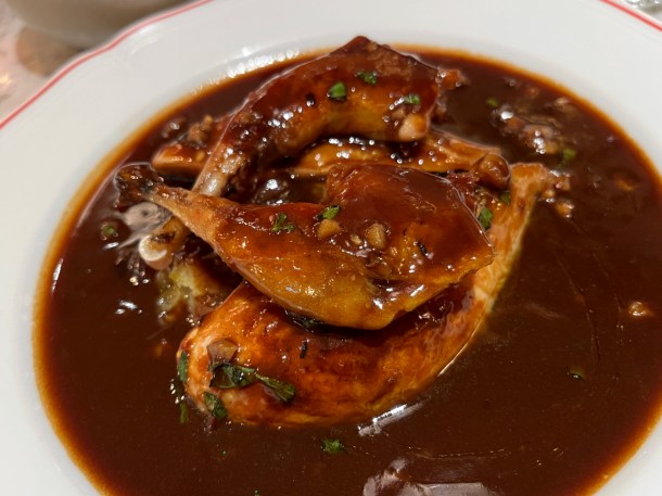 illustrative photo of the partridge with braised cabbage at Josephine Bouchon