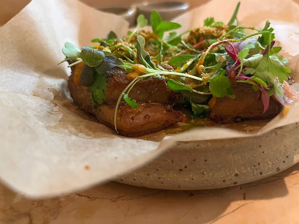 illustrative photo of the lamb dibi with mustard onion sauce at Akara