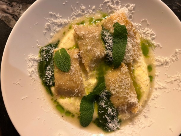 illustrative photo of the lamb agnolotti at Hausu